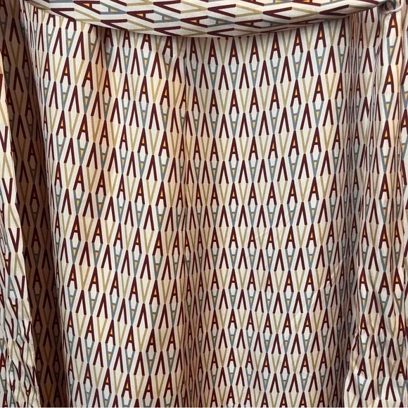 AKNVAS 100% Silk Logo Prairie Midi Dress Prairie Peasant Luxury - Picture 4 of 13